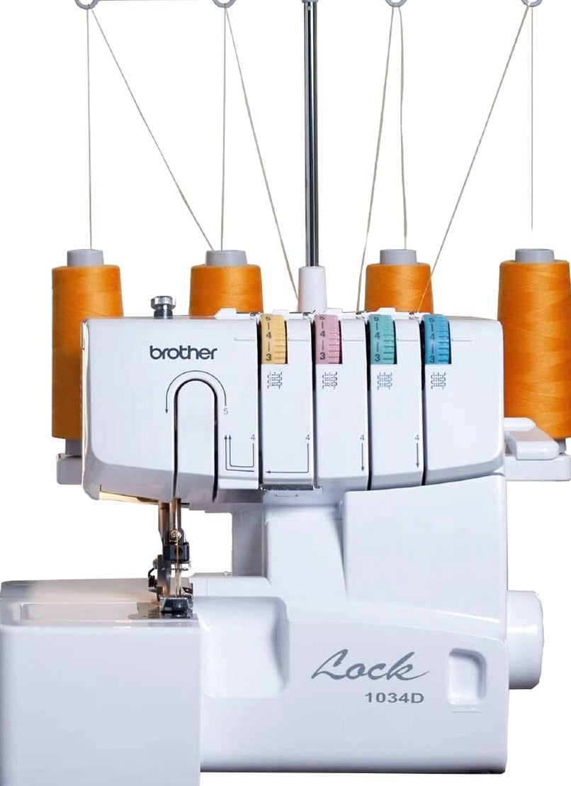 Brother 3/4 Thread Serger With Differential Feed And 3 Accessory Feet - 1034D