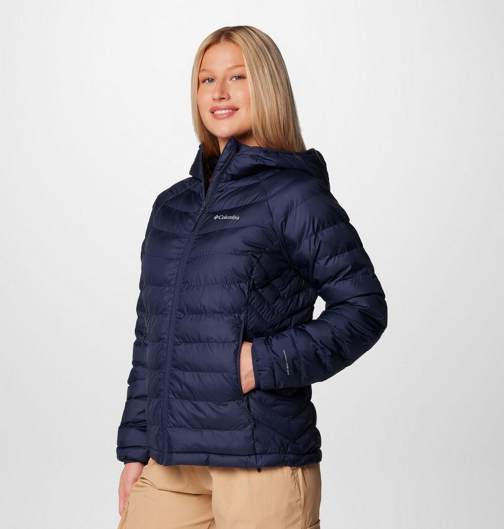 Women's Hooded Puffer Jacket - Navy