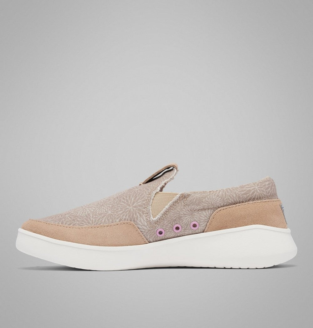 Women's Canvas Deck Shoe - Tan
