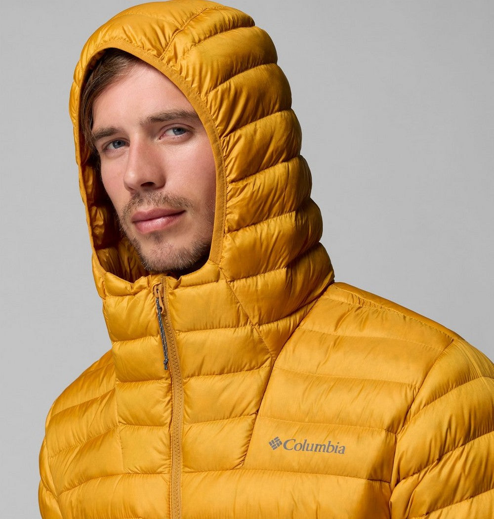 Men's Packable Down Hooded Jacket - Blue