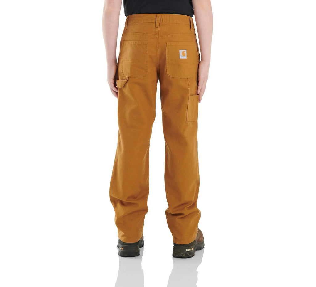 Boys' Cotton Canvas Utility Pants - Brown
