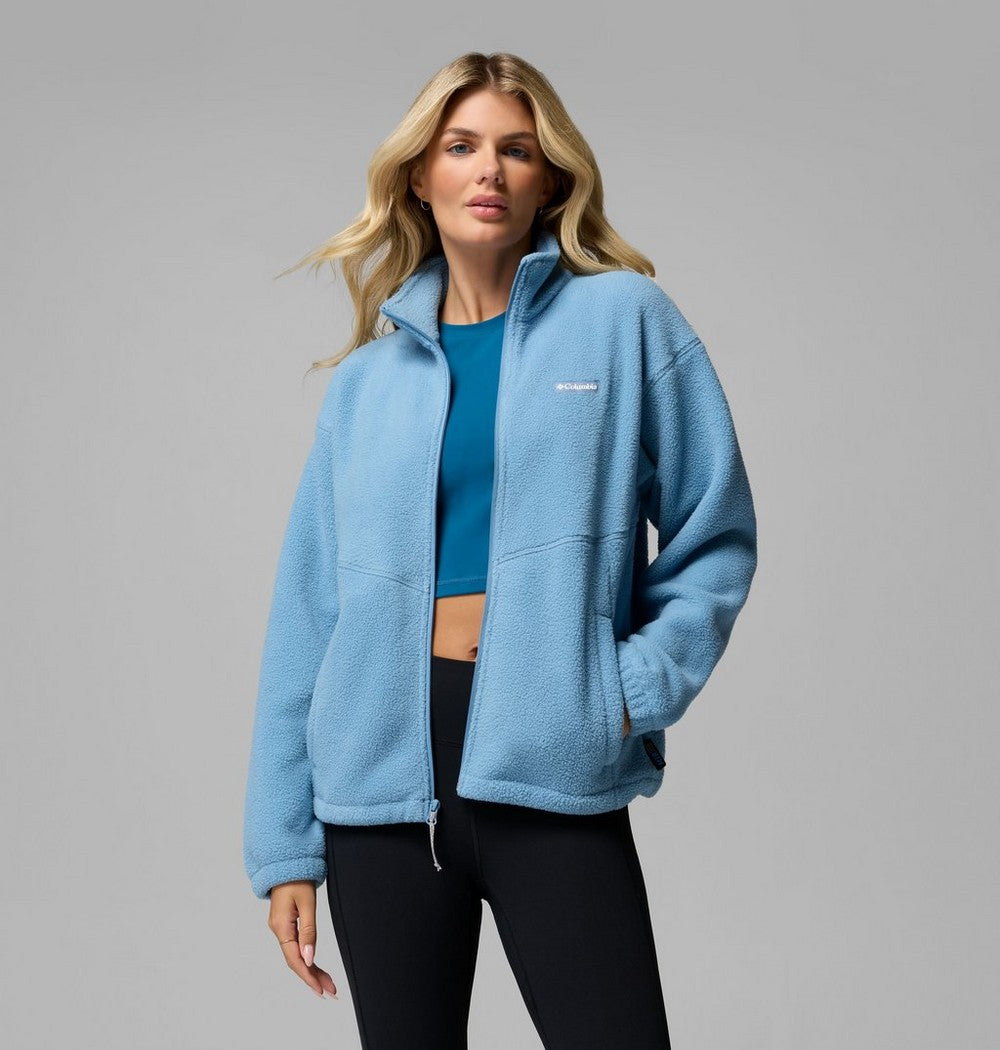 Women's Full-Zip Fleece Jacket - Tobacco