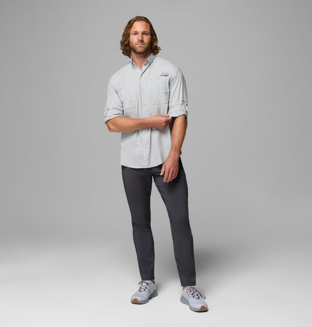 Men's Long-Sleeve Fishing Shirt - Teal
