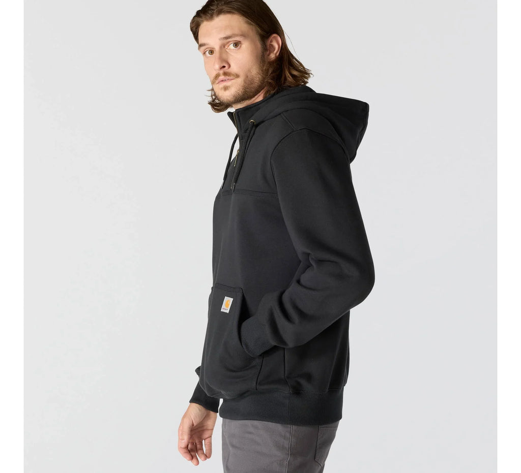 Men's Water-Repellent Quarter-Zip Hoodie - Gray