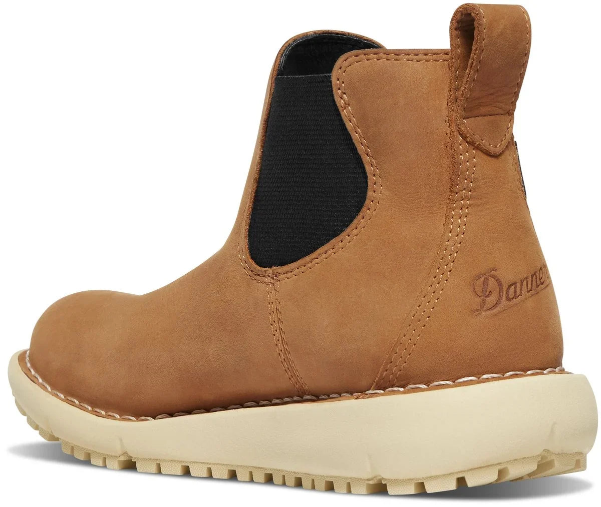 Women's Waterproof Leather Chelsea Boot - Brown