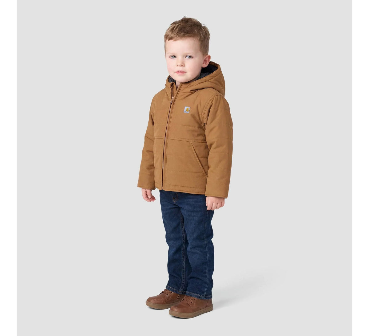 Infant Insulated Hooded Jacket - Rose
