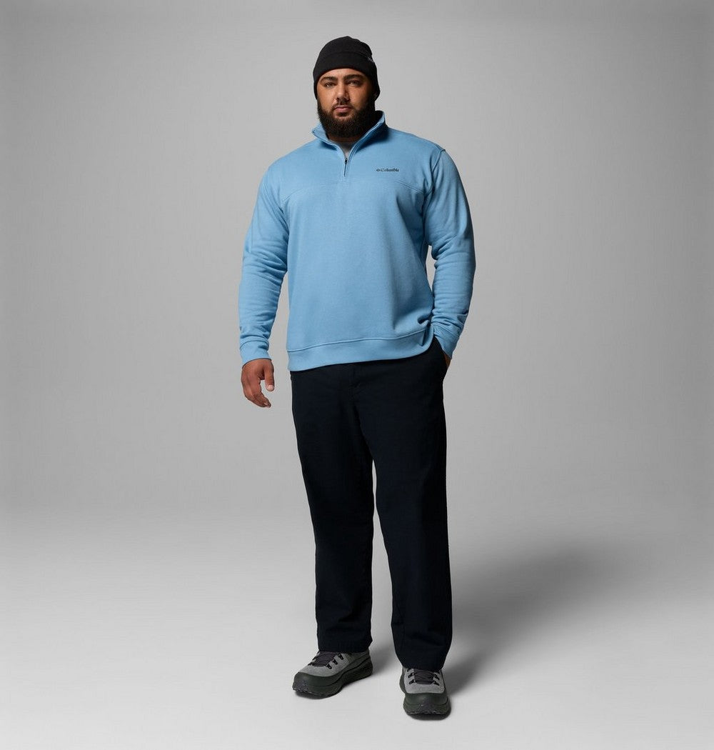 Men's Big Half-Zip Fleece Pullover - Blue