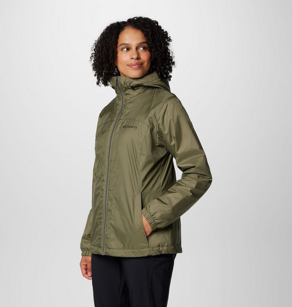 Women's Sherpa-Lined Insulated Jacket - Green