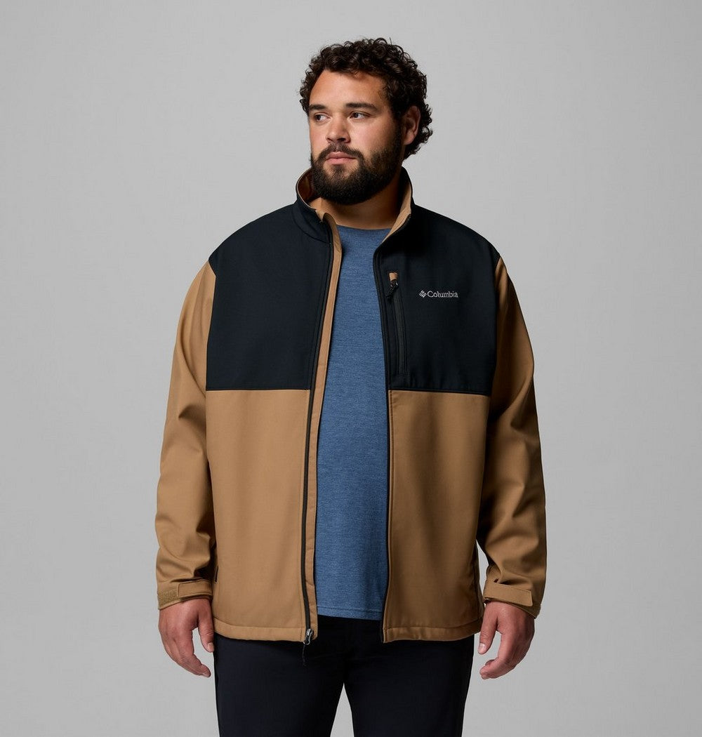 Men's Big Softshell Jacket - Grey