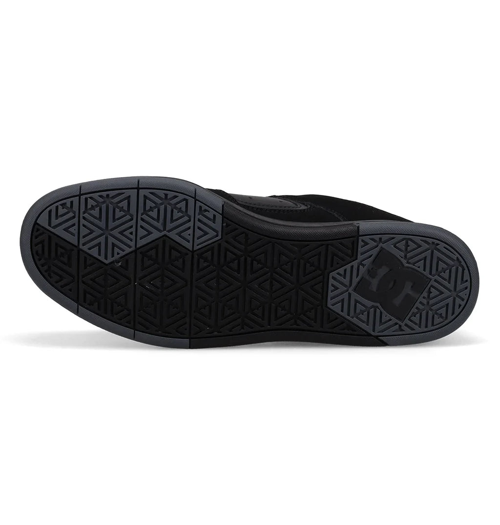 Men's Leather Cupsole Sneakers - Black