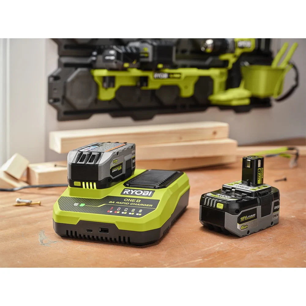 18V 4Ah and 6Ah Lithium Battery 2-Pack