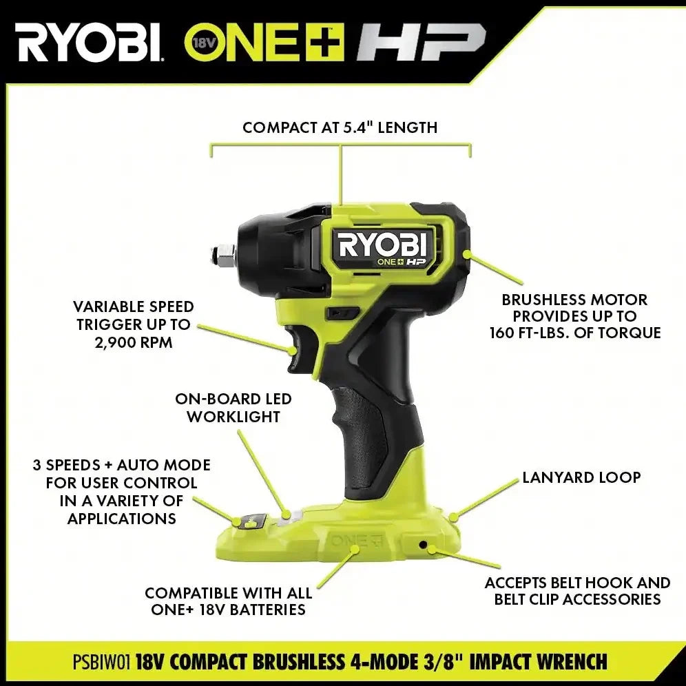 18V Compact Brushless 6-Tool Combo Kit