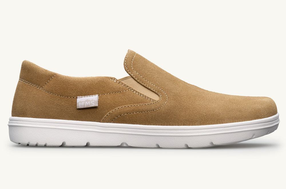 Women's Suede Slip-On Shoe - Driftwood