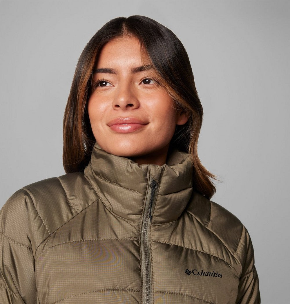 Women's Water-Resistant Insulated Jacket - Brown