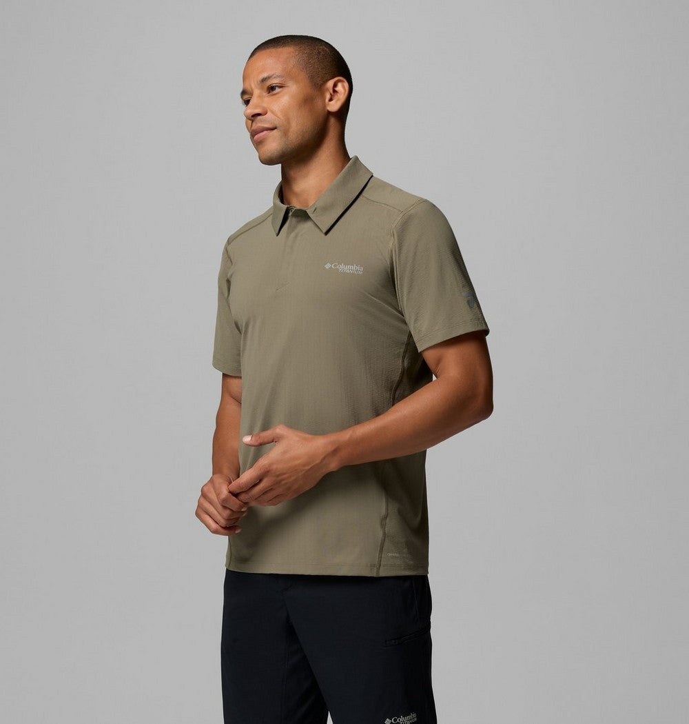 Men's Cooling Sun Protection Polo - Green