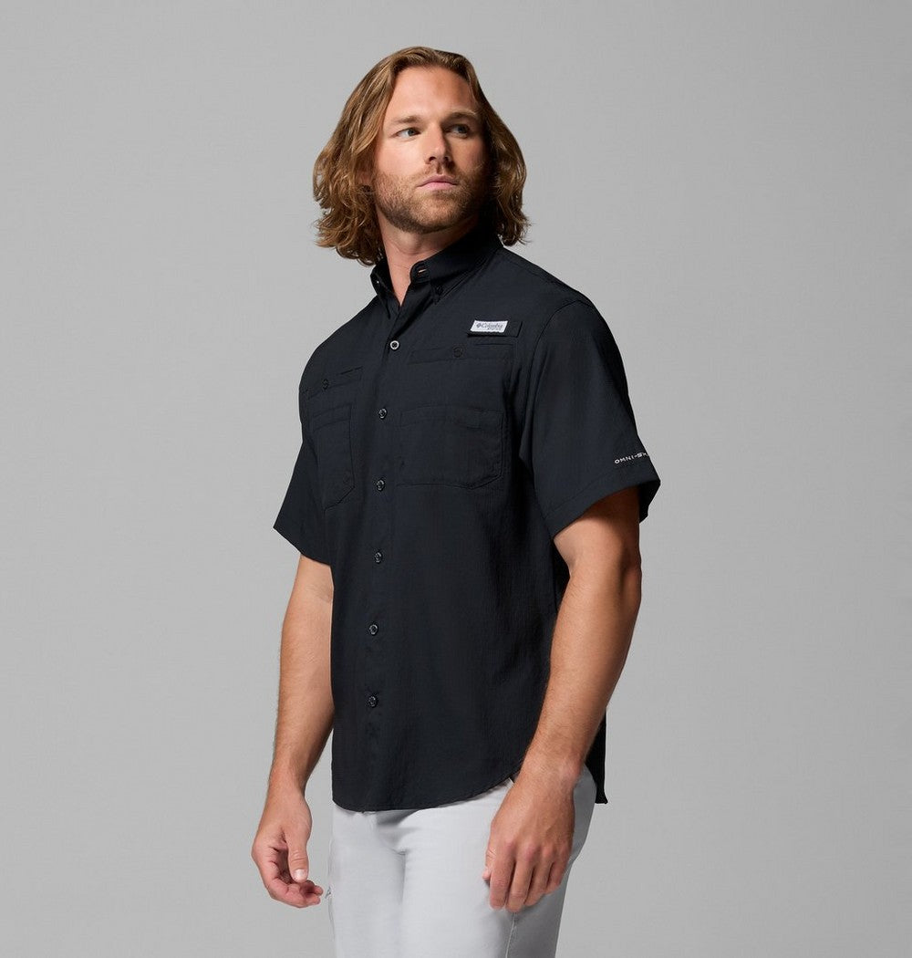Men's Short-Sleeve Fishing Shirt - Blue