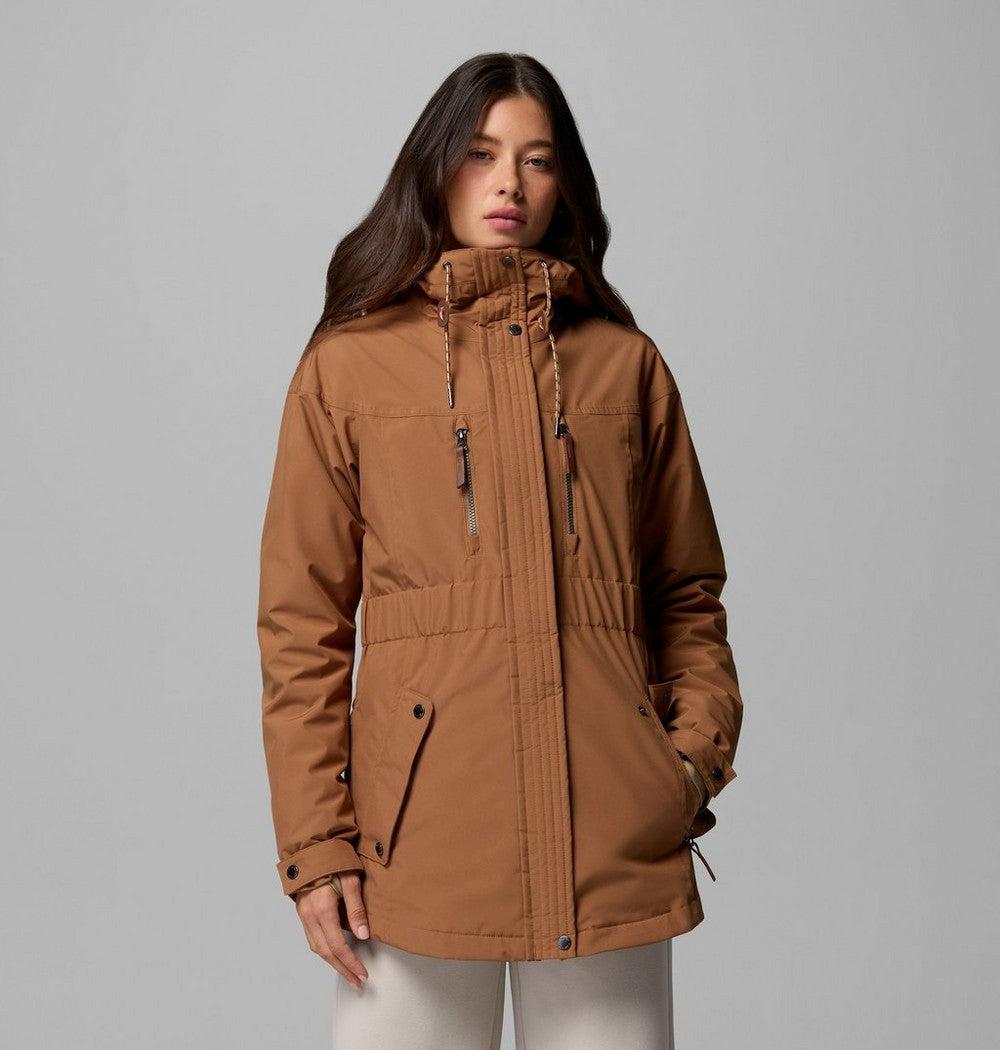 Women's 3-In-1 Hooded Jacket - Camel