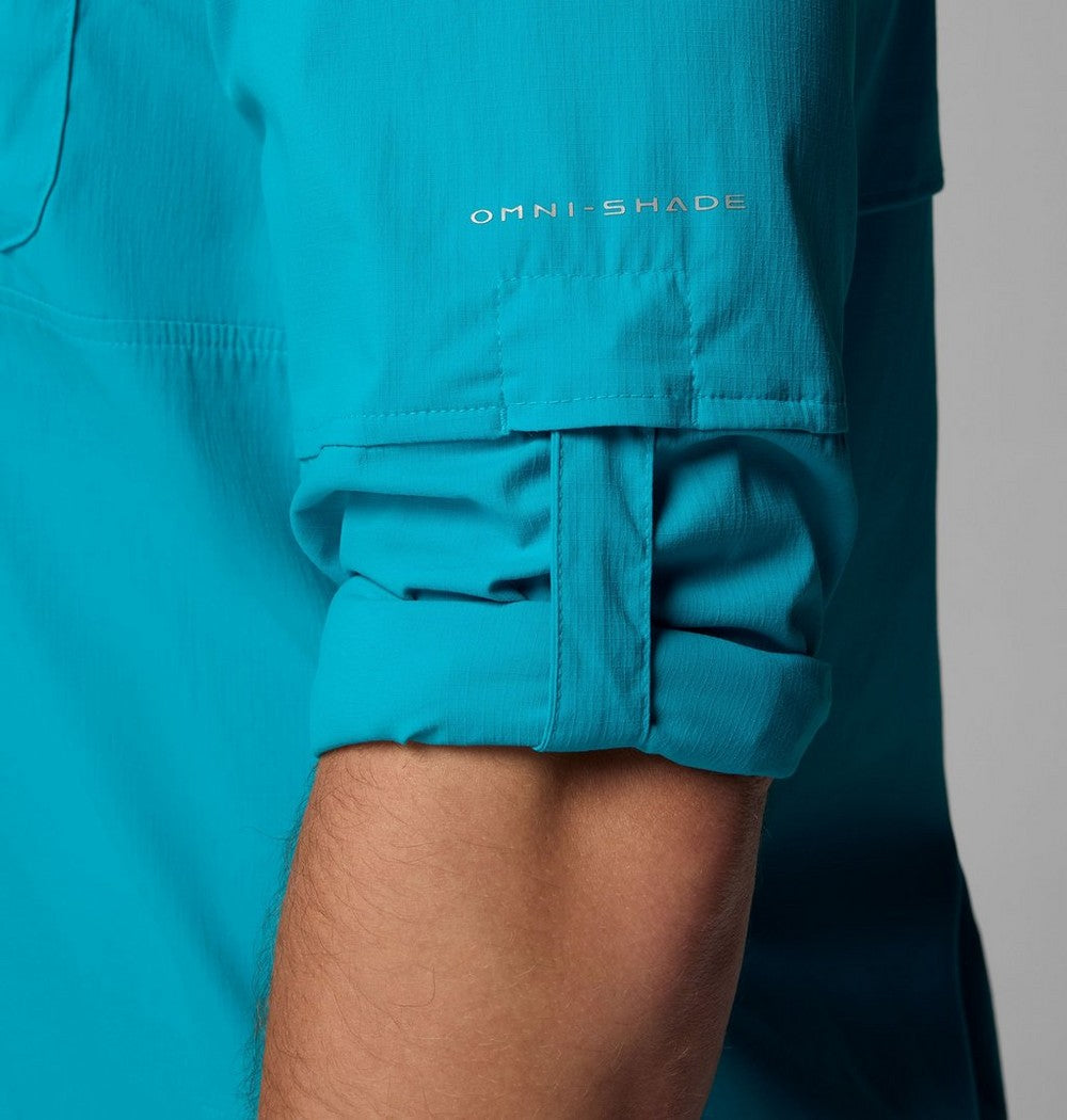 Men's UPF 50 Fishing Button-Up Shirt - Navy