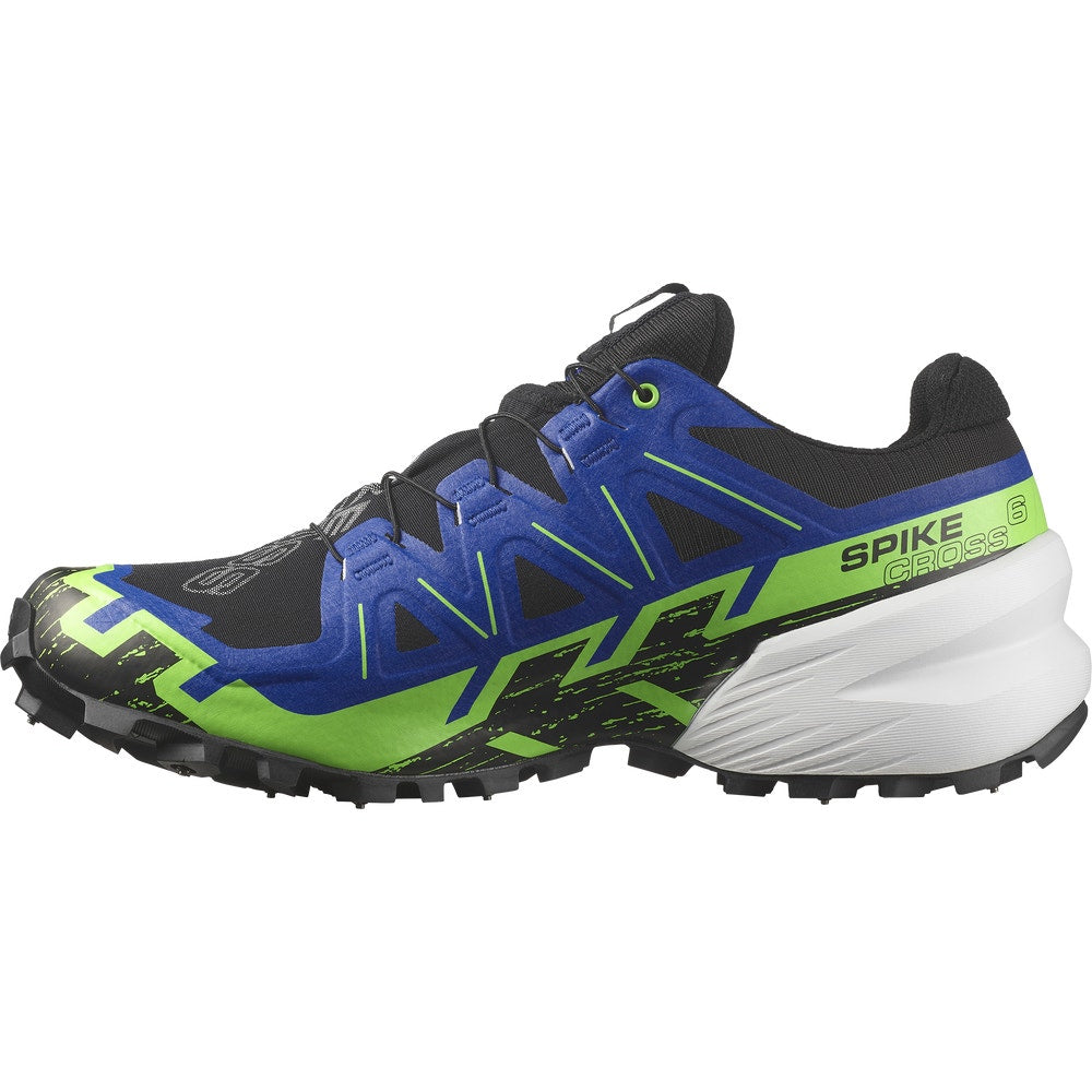 Waterproof Spiked Trail Running Shoes - Black