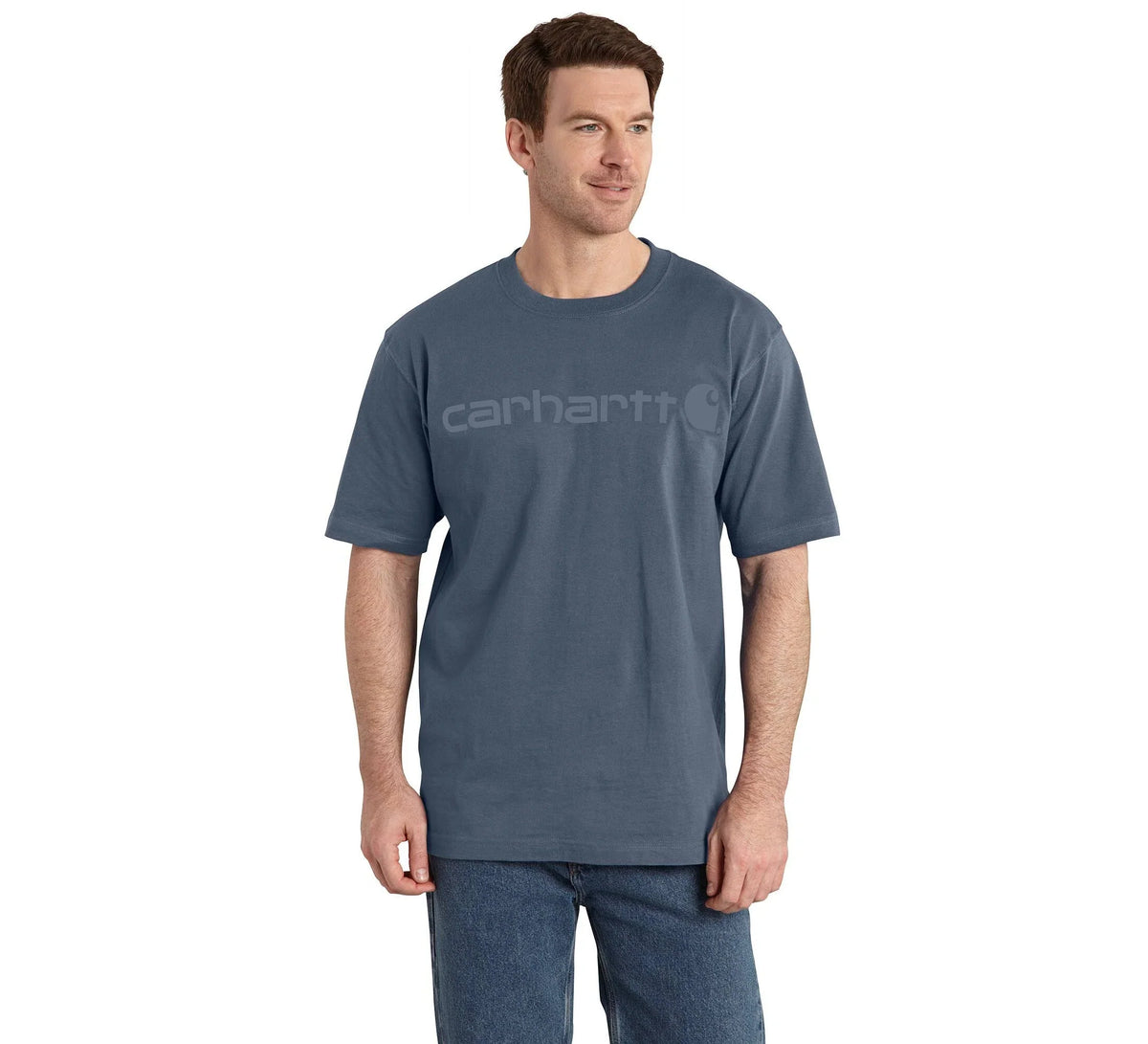 Men's Loose-Fit Heavyweight Graphic T-Shirt - Fog
