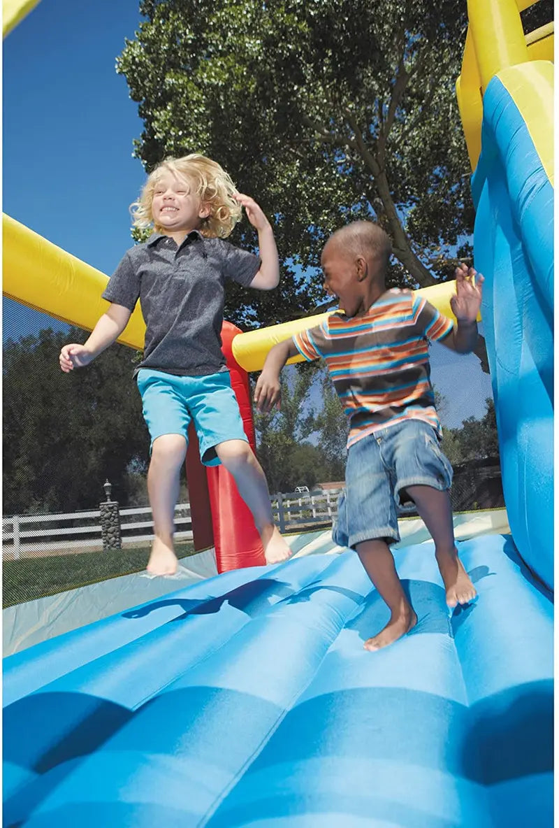 Little Tikes Giant Inflatable Bouncer With Slide - Extra-Large Backyard Play Unit