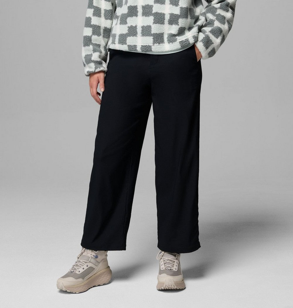 Women's Stretch Wide-Leg Pants - Green