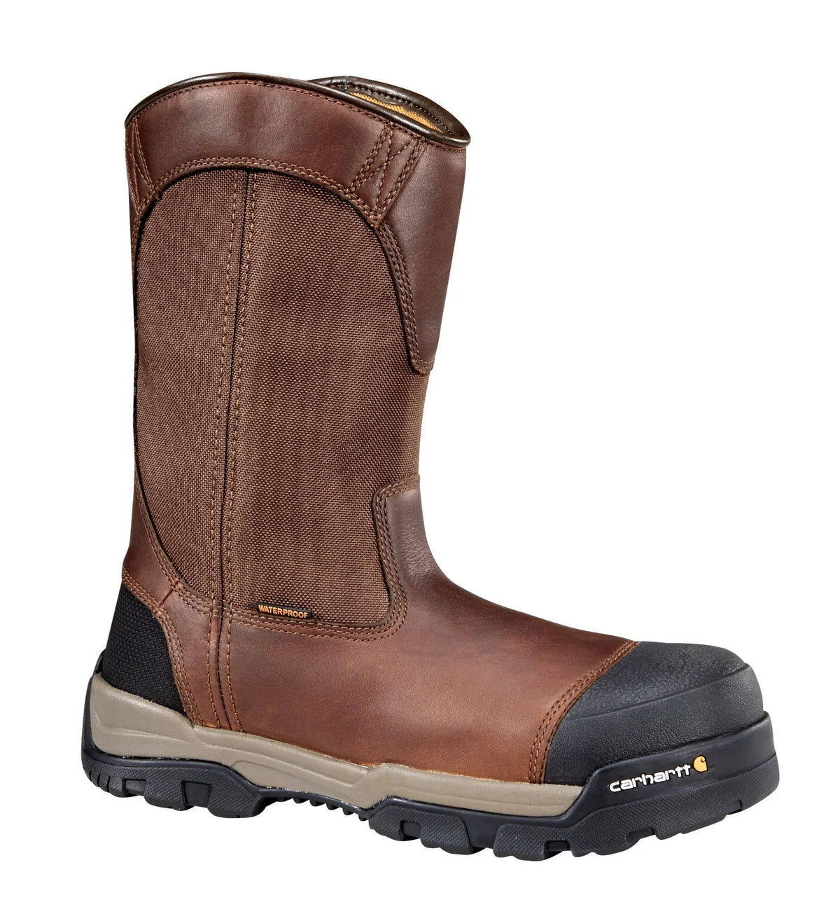 Men's 10-Inch Waterproof Composite Toe Pull-On Boot