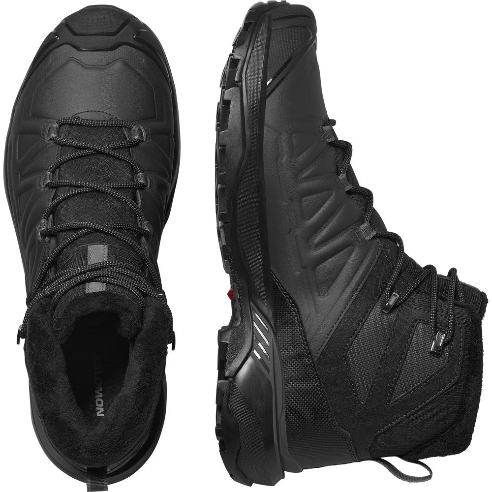Men's Insulated Waterproof Winter Boots - Black