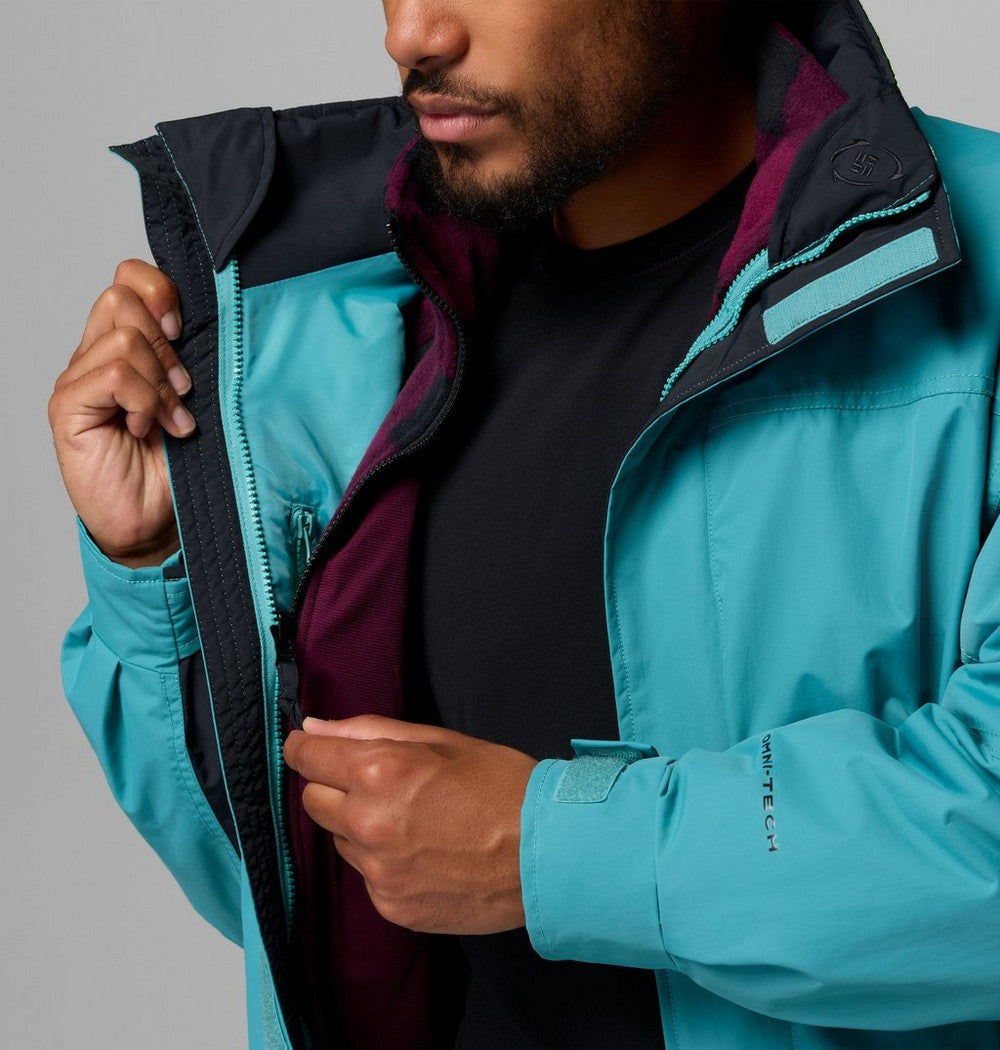 Men's 3-In-1 Fleece Lined Jacket - Blue