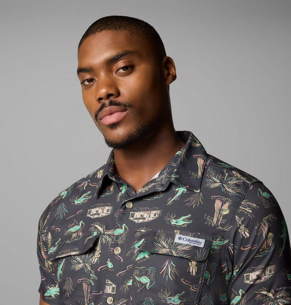 Men's Printed UPF 50 Fishing Shirt