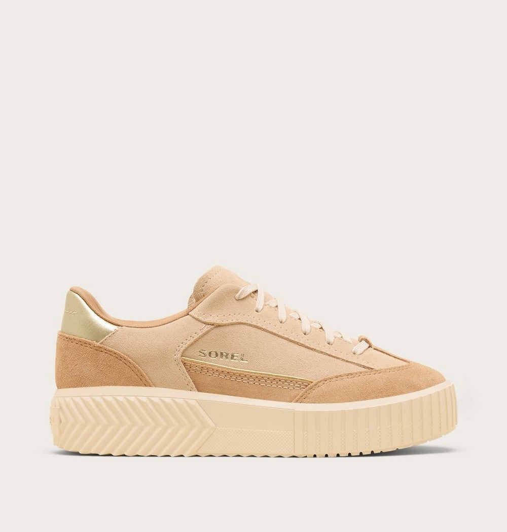 Women's T-Toe Leather Sneaker - Green