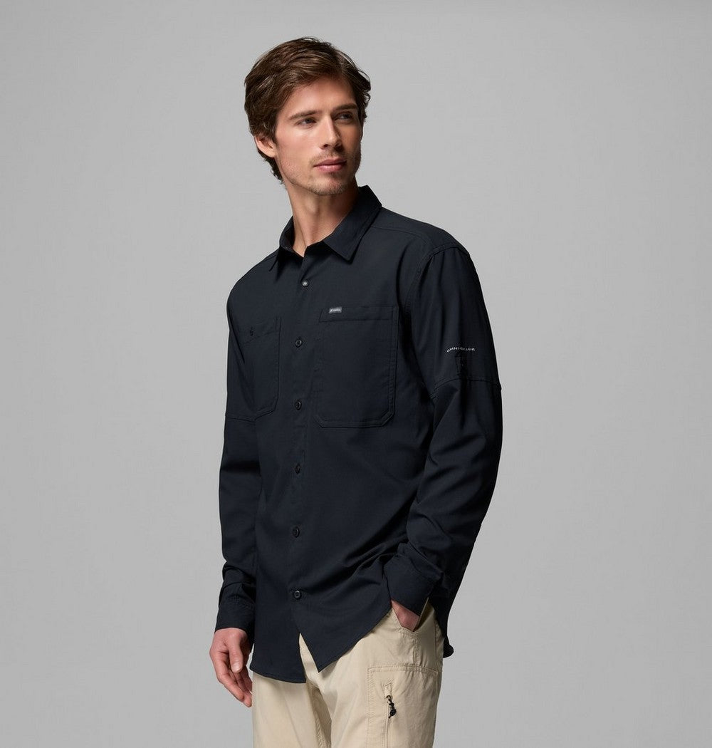 Men's UPF 100 Utility Long Sleeve Shirt - Gray