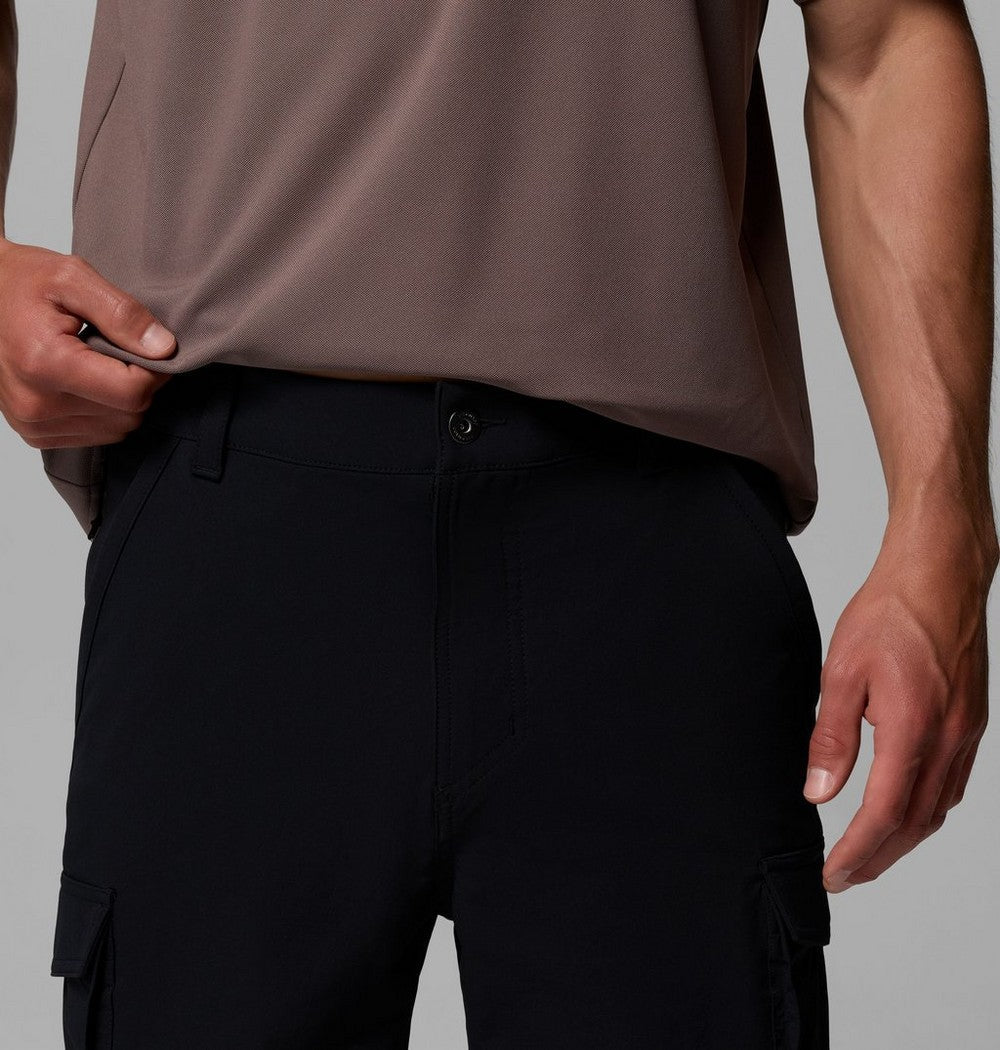 Men's Stretch Cargo Shorts - Black