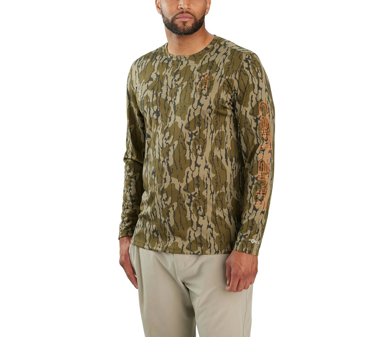 Men's Camo Long Sleeve Performance T-Shirt