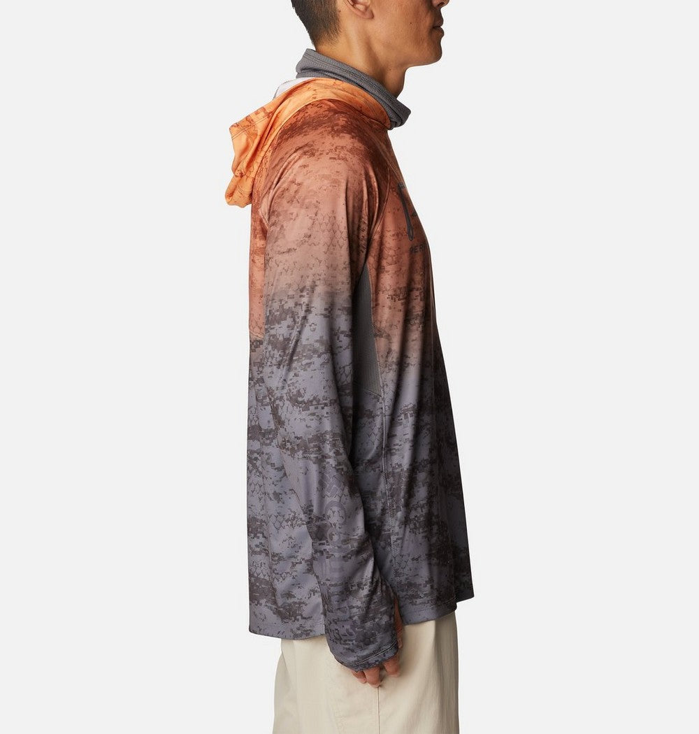 Men's Ventilated UPF 50 Sun Hoodie - Teal