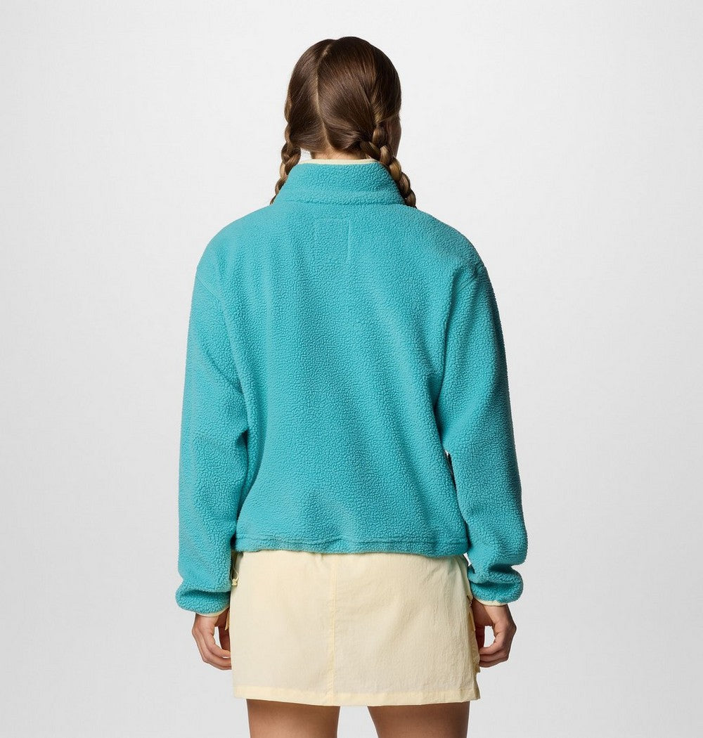 Women's Cropped Half-Snap Fleece Pullover