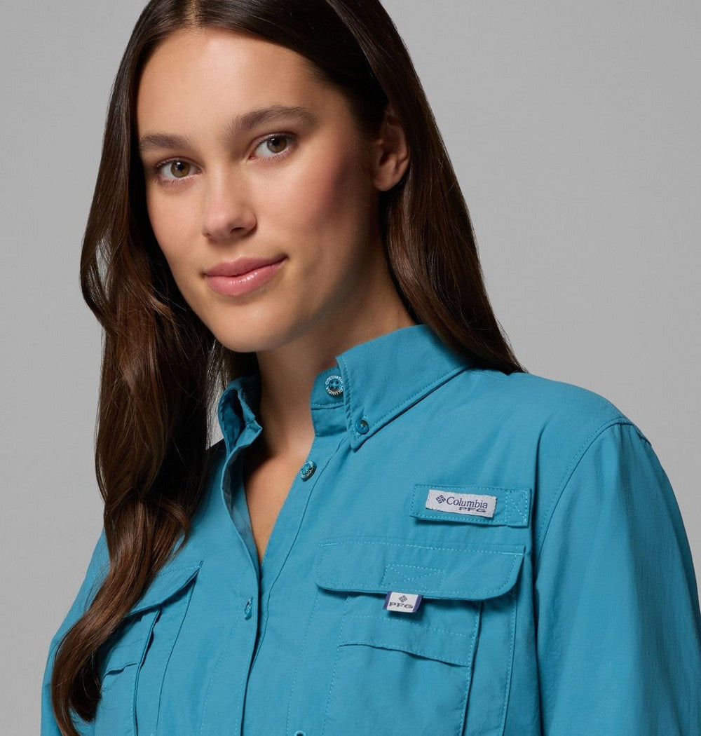 Women's Long Sleeve Fishing Shirt - Pink