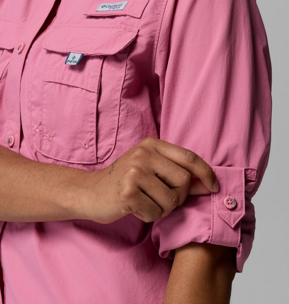 Women's Long Sleeve Fishing Shirt - Pink
