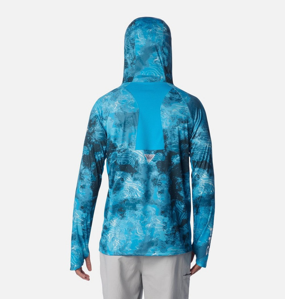 Men's Ventilated UPF 50 Sun Hoodie - Teal