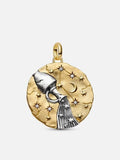 Gold-Plated Oversized Aquarius Charm