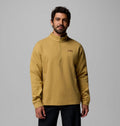 Men's Knit Quarter-Zip Pullover - Beige