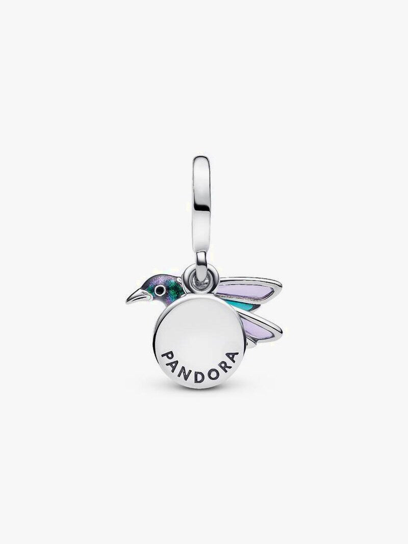 Sterling Silver Hummingbird Dangle Charm