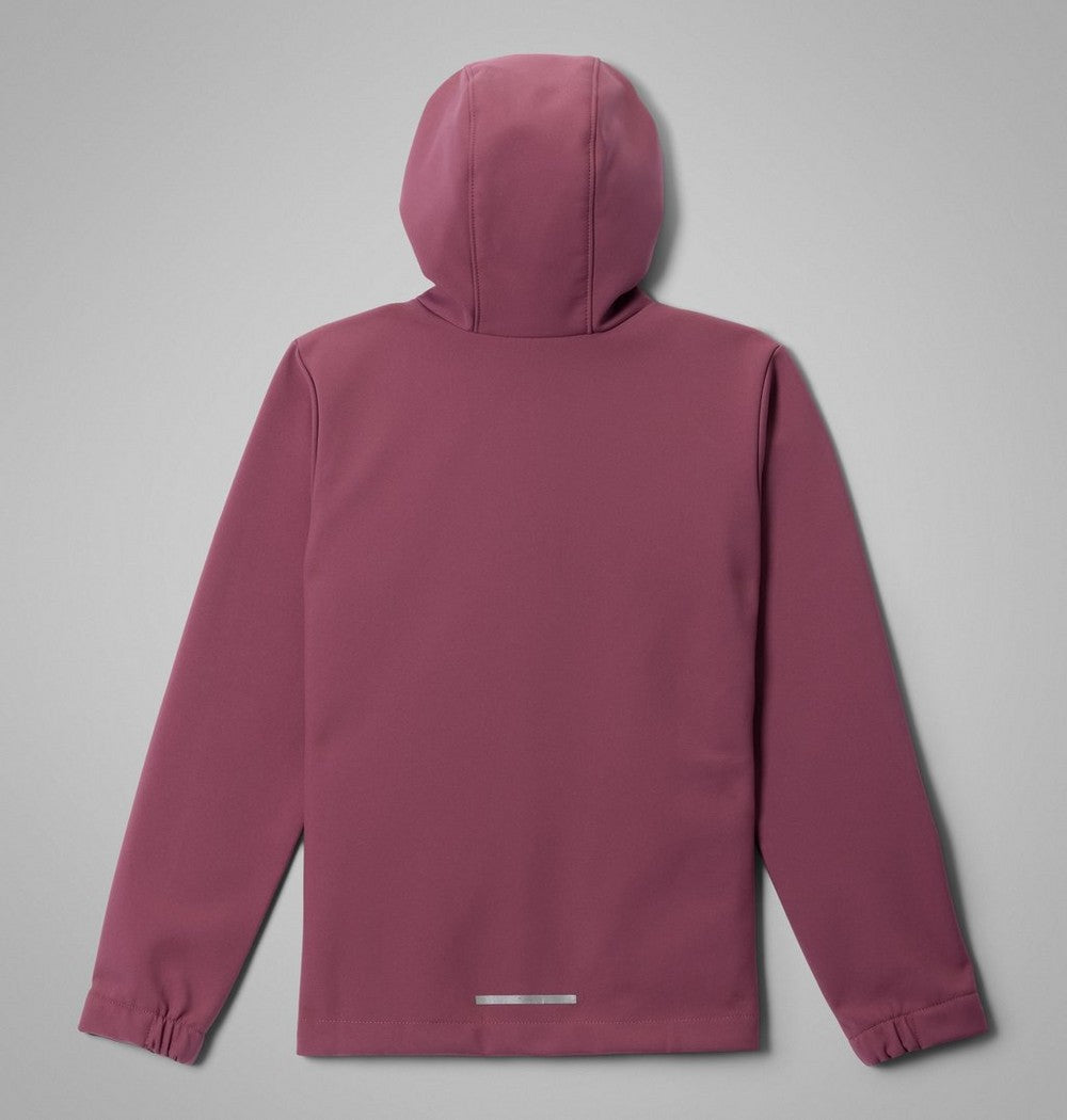 Kids' Hooded Softshell Jacket - Mauve