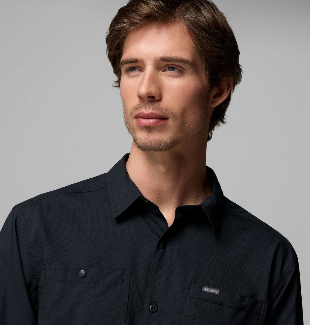 Men's UPF 100 Utility Long Sleeve Shirt - Gray