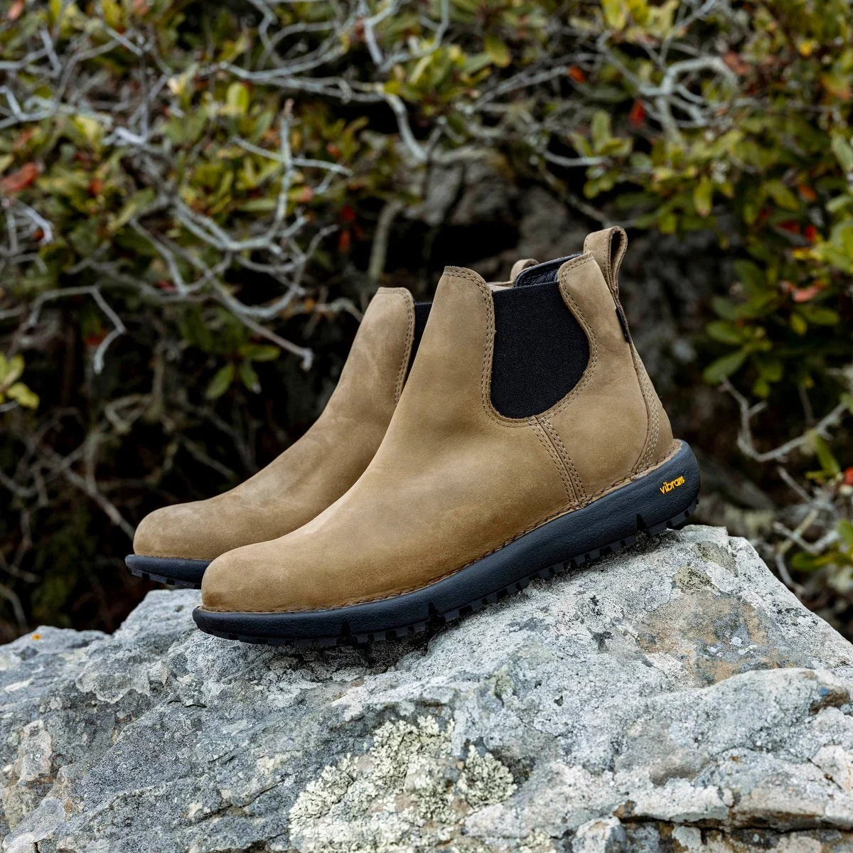 Waterproof Nubuck Chelsea Boots - Major Brown