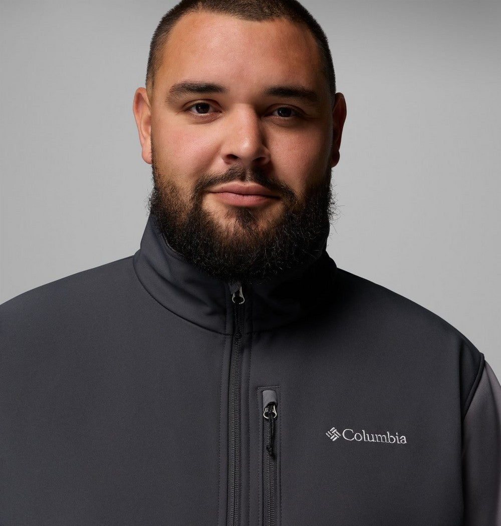 Men's Big Softshell Jacket - Grey