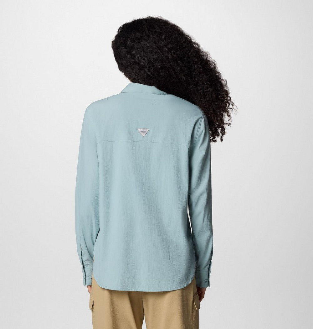 Women's UPF 50 Roll-Tab Fishing Shirt - Lavender