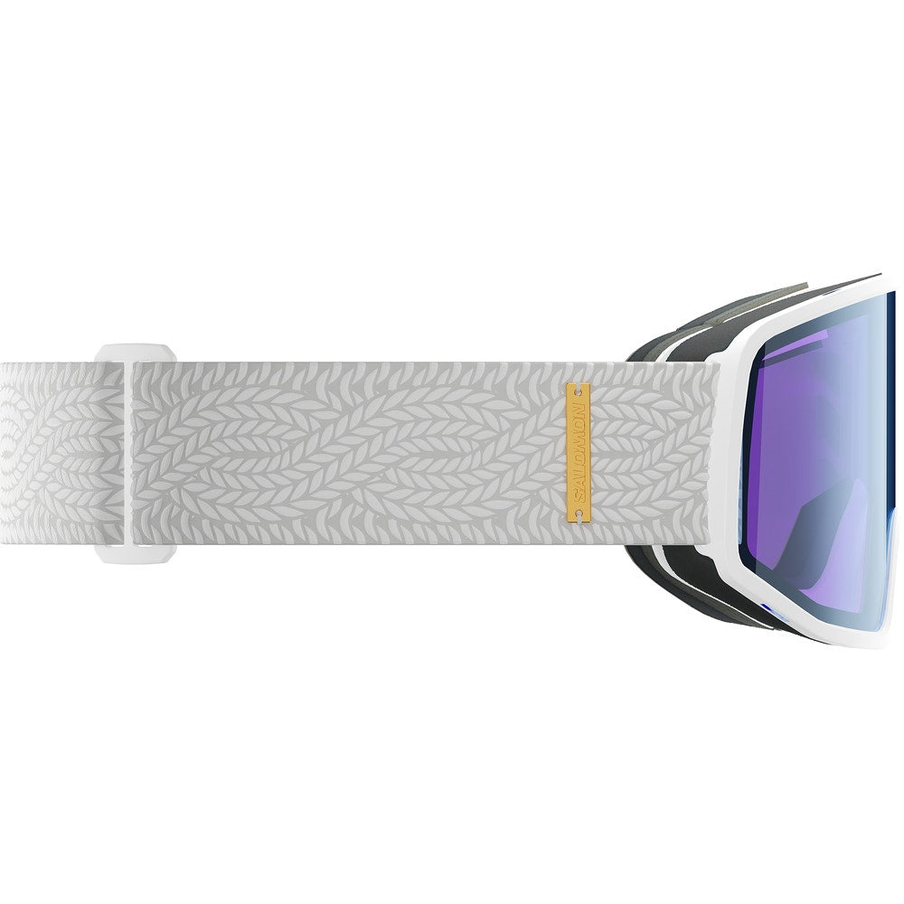 Small-Fit Photochromic Snow Goggles - White