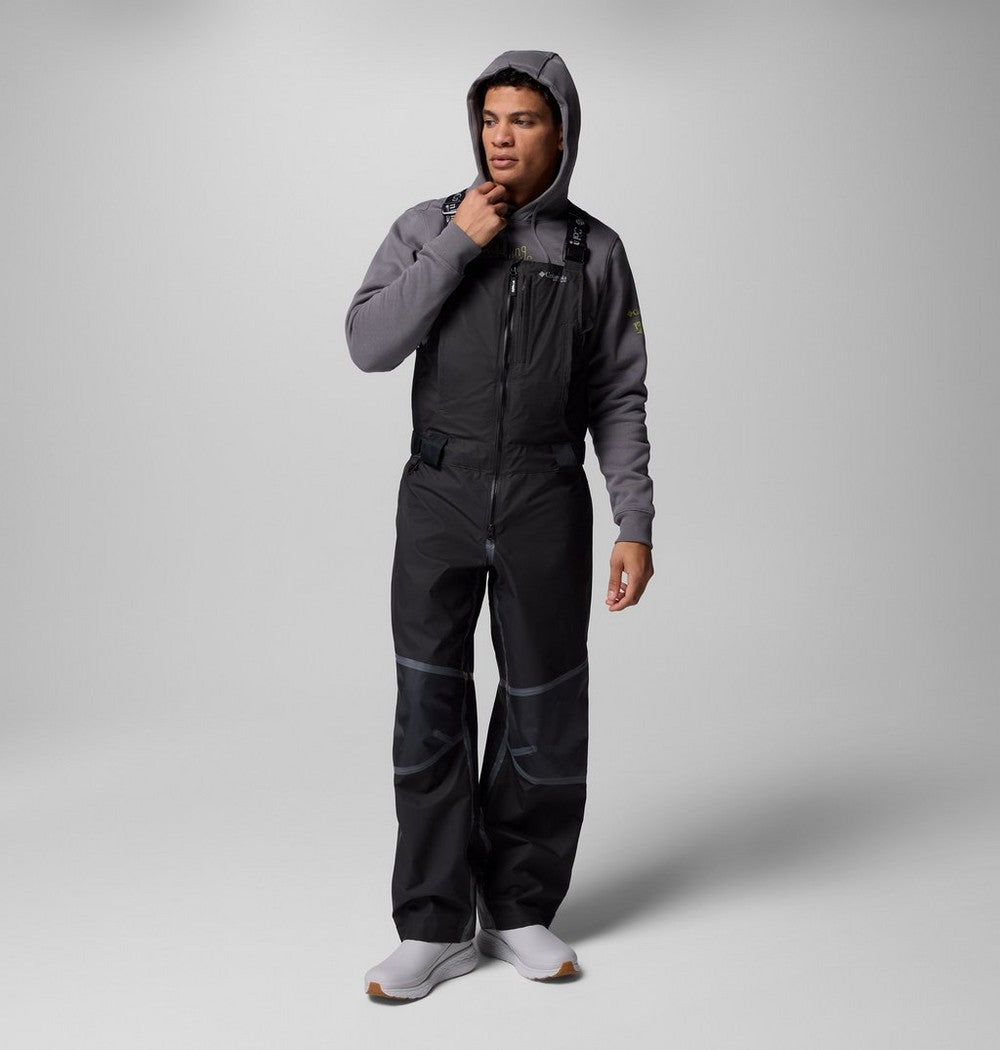 Men's Waterproof Fishing Bib - Black