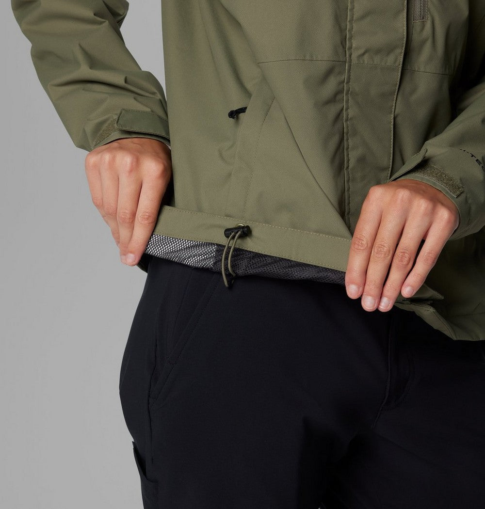 Women's Waterproof Rain Jacket - Coral